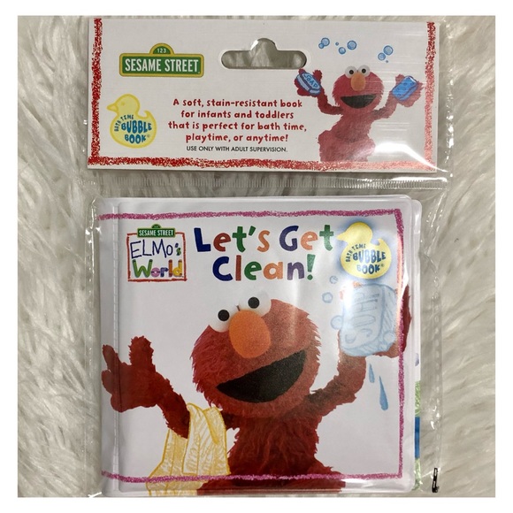 1 Elmo’s World Sesame Street Bubble Bath Book NIP - Picture 2 of 5
